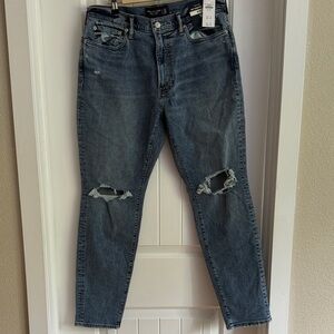 NWT Men’s Abercrombie & Fitch Signature Stretch Athletic Slim Jeans 32W 30L